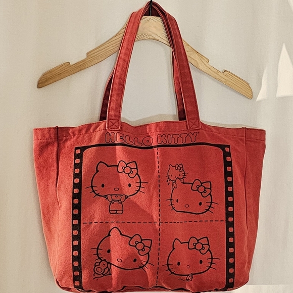 Hello Kitty Red Canvas Tote Bag - Picture 9 of 11